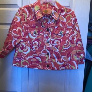 Ruby Rd cropped jacket. Size 12 petite